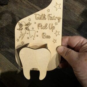 Handmade tooth fairy sign