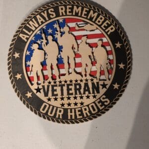 Always remember our heroes emblem
