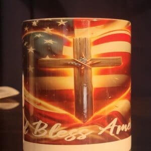 God Bless America mug design